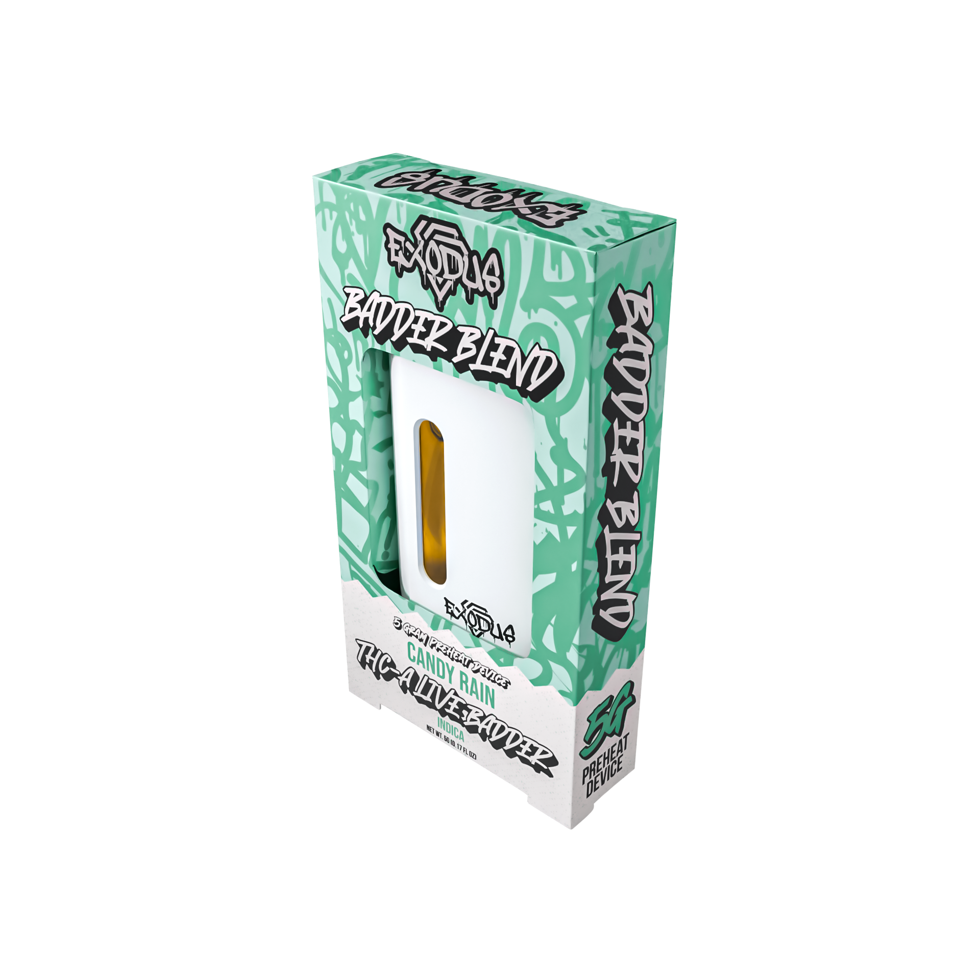 EXODUS BADDER BLEND 5G THC-A DISPOSABLE VAPE INDICA