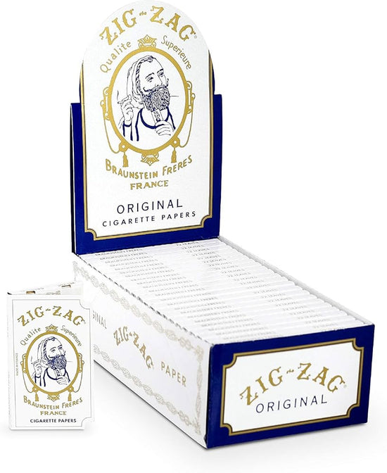 Zig Zag Original Rolling Papers 24pk Display (32 Leaves Per Booklet)