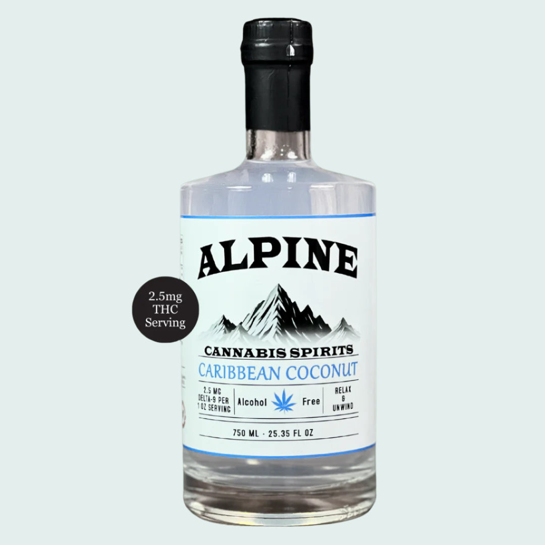 Alpine THC spirit 750ml bottle non alcoholic lab results