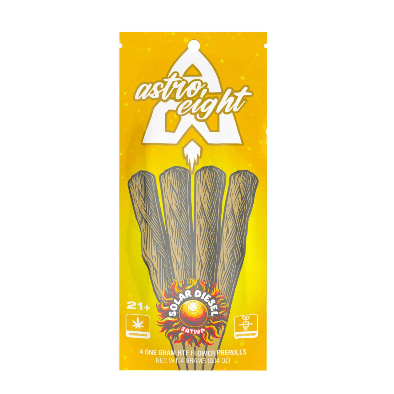 Astro Eight - HTE - Hemp Pre-Rolls flavor list