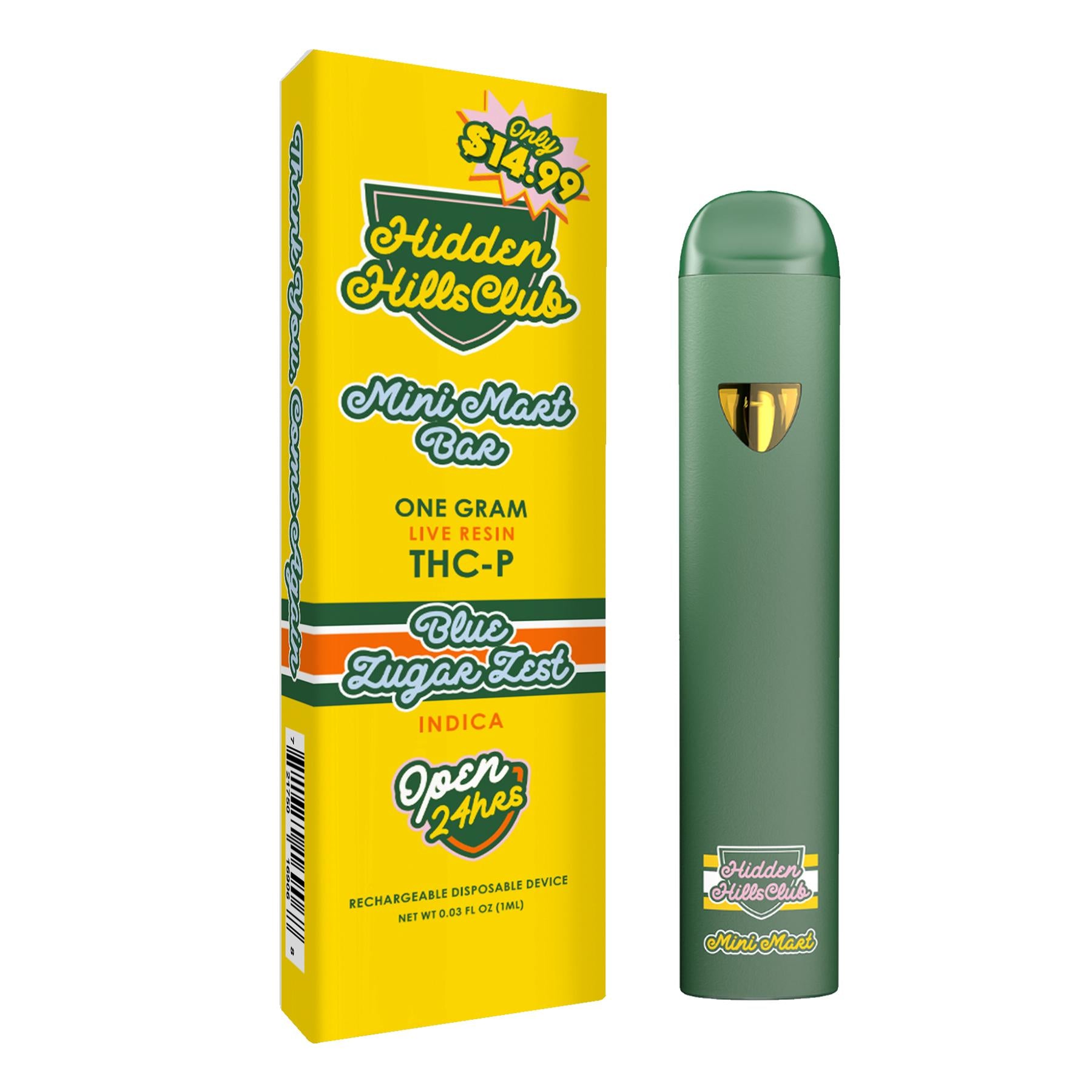 HIDDEN HILLS THCP 1G