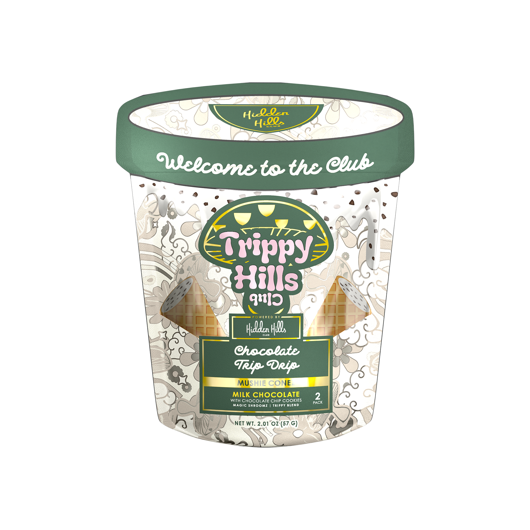 Trippy Hills Mushie Conez Flavors
