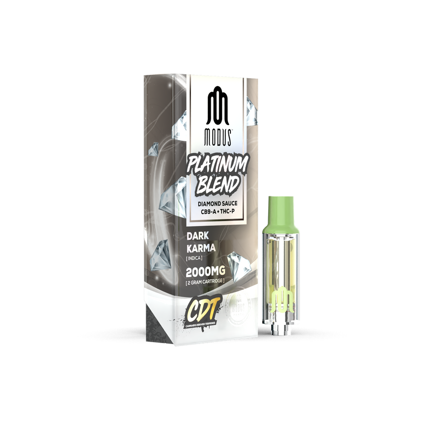 MODUS - Platinum Blend CDT Diamond Sauce (CB9-A+THC-P) - Hemp Cartridges (2g x 5) - MK Distro