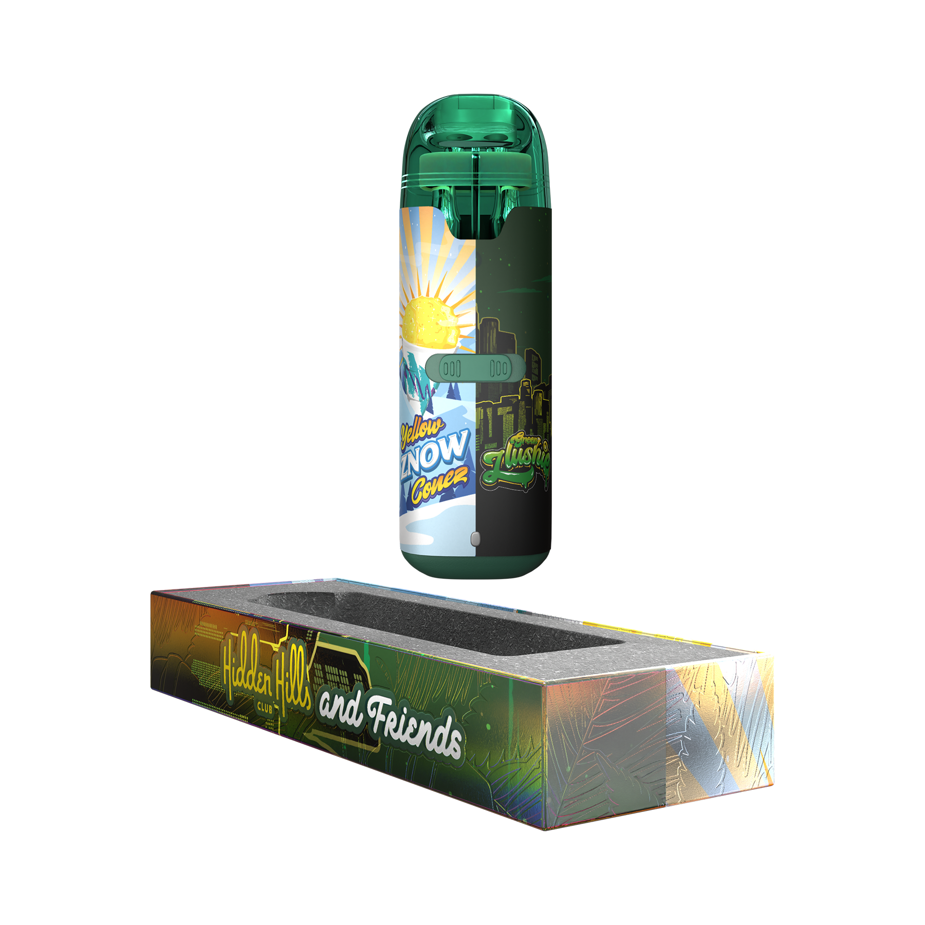 hidden hills dual flavor 2 gram disposable