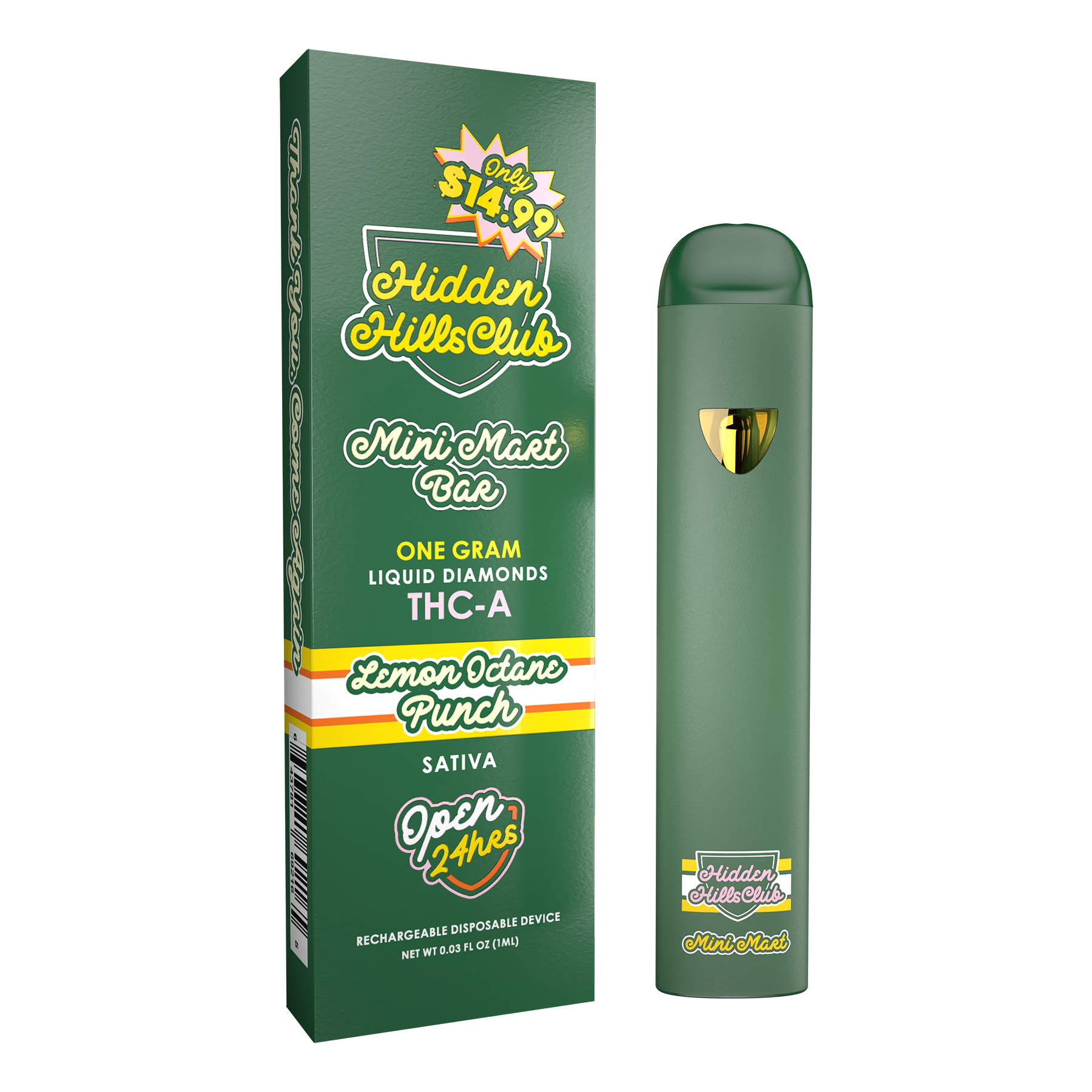 HIDDEN HILLS RECHARGEABLE DISPO