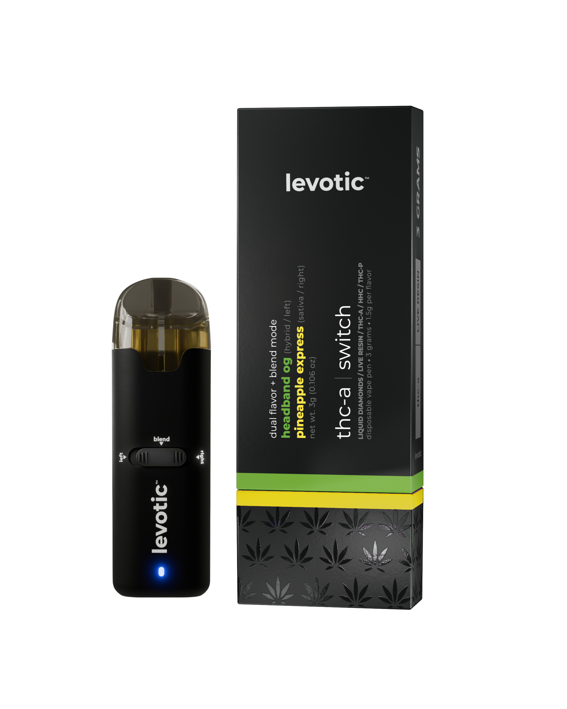 Levotic THC-A Switch 3 Gram Disposable Cannabis Vape Near Me