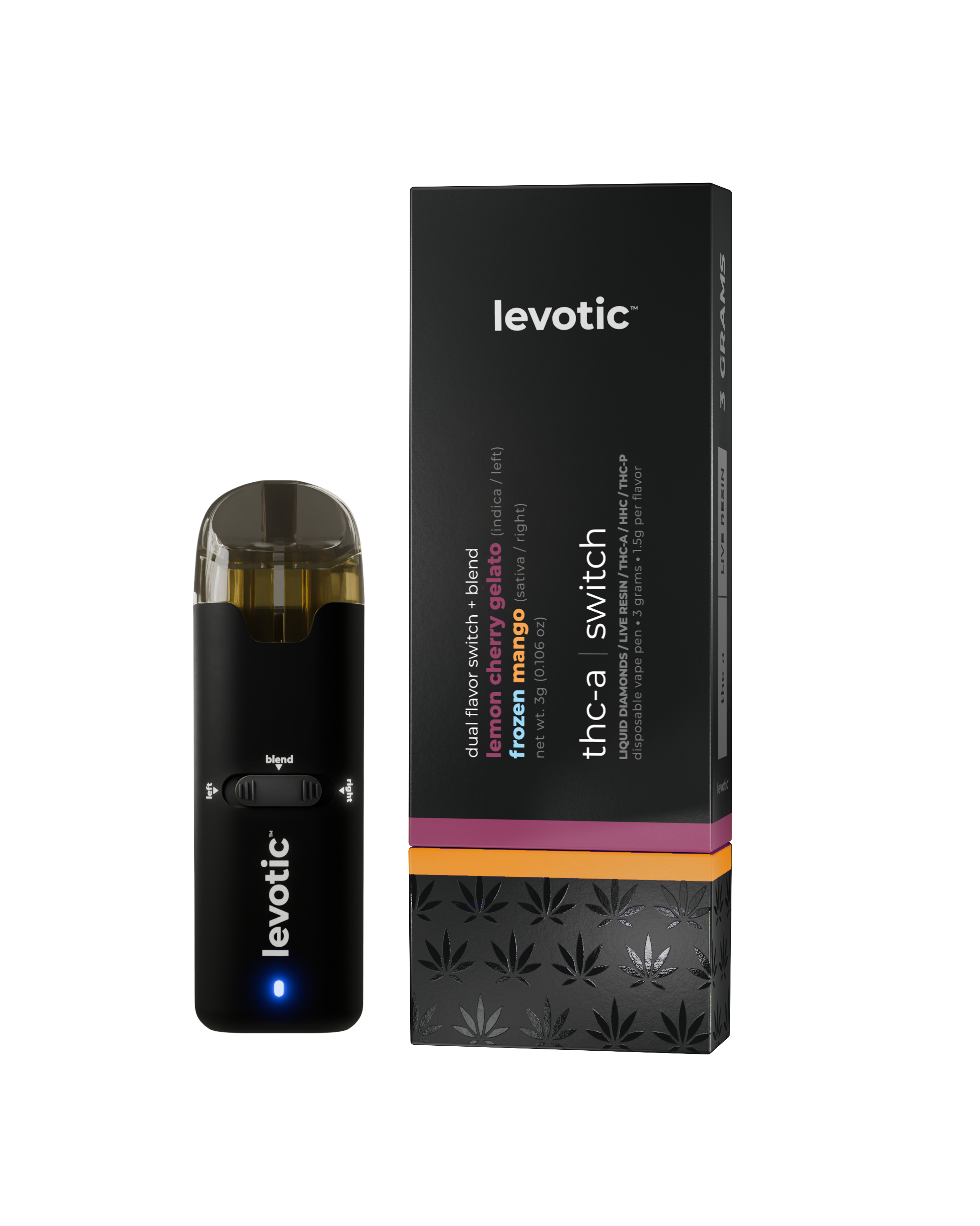 Levotic THC-A Switch 3 Gram Disposable Cannabis Vape