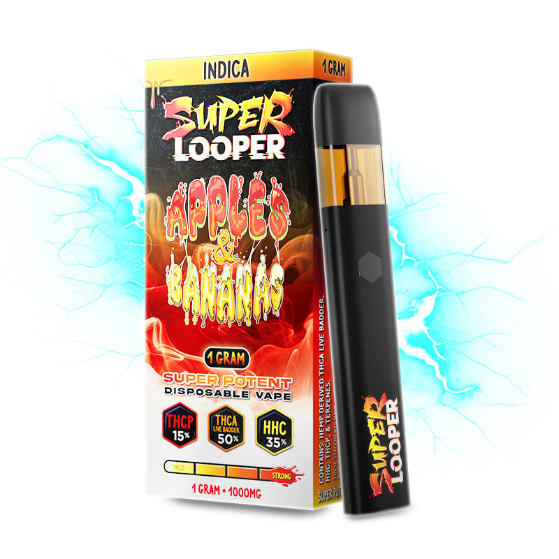Looper - Super Looper (THC-P+THC-A+HHC) - Hemp Disposables (1g) - MK Distro