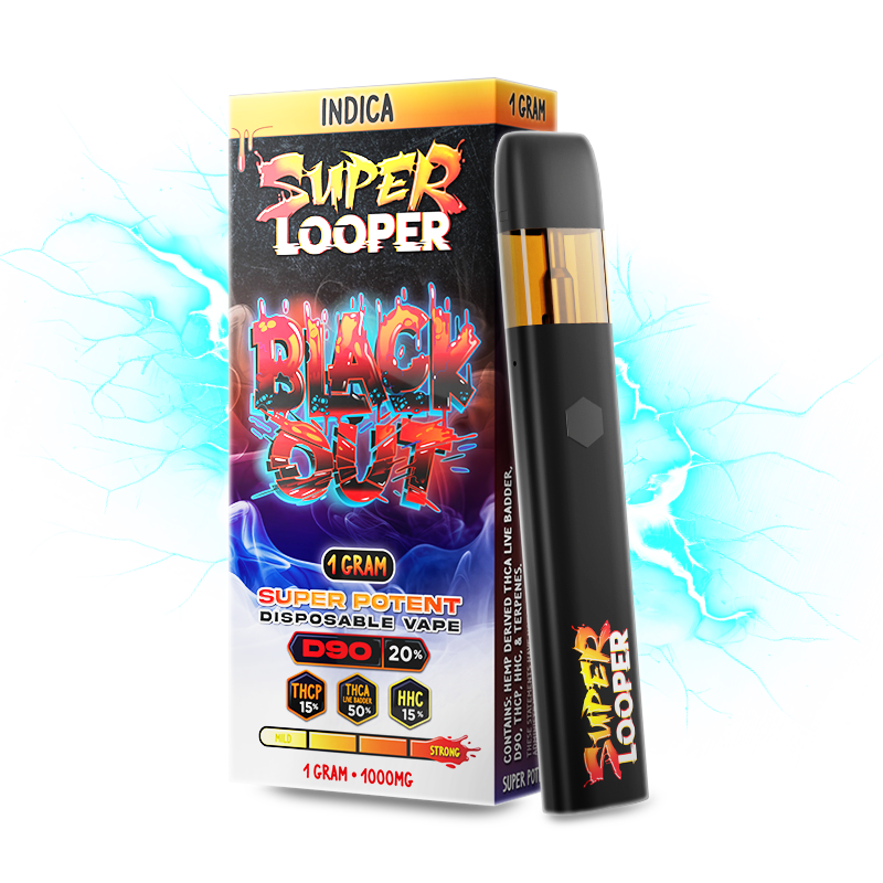 Looper - Super Looper (THC-P+THC-A+HHC) - Hemp Disposables (1g) - MK Distro