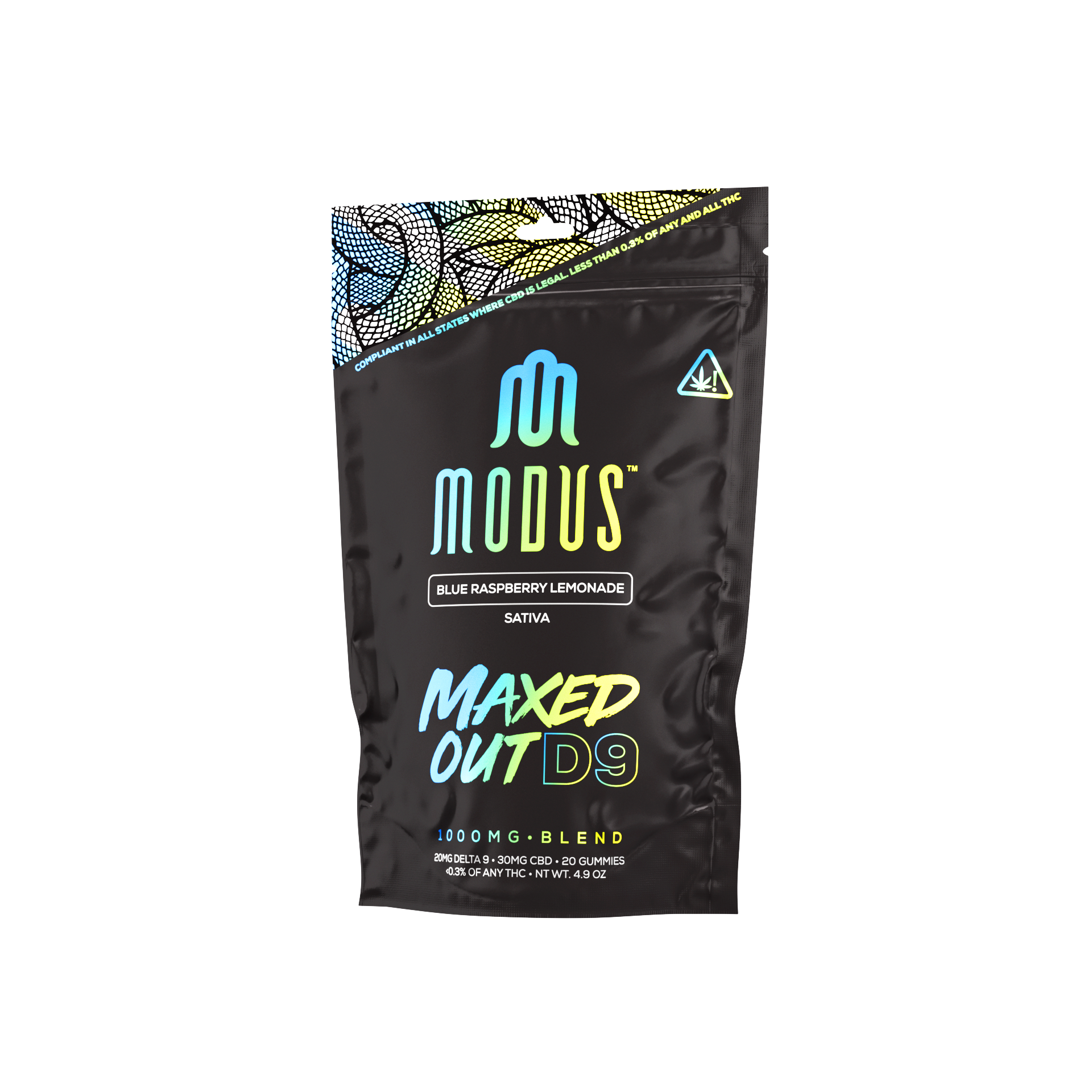 Modus - Maxed Out Blend (D9) - Delta Gummies (1000mg x 5) - MK Distro