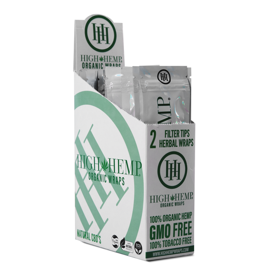 High Hemp Organic Hemp Wraps 25pk Display (2 Wraps Per Pk)