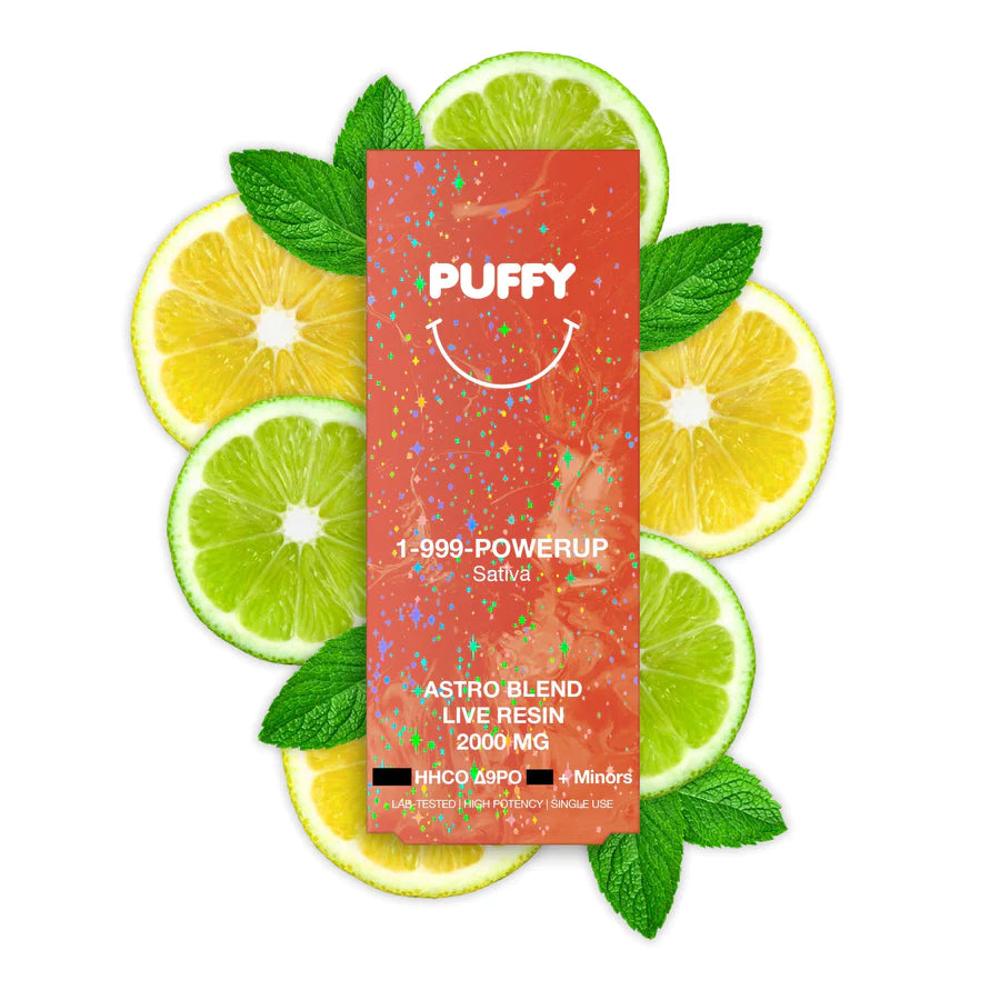 PUFFY SATIVA THC HHCO 2 GRAM RECHARGABLE DISPOSABLE