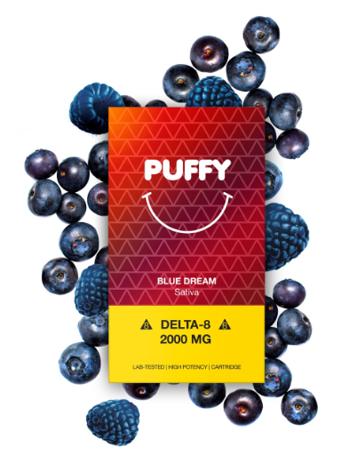 Puffy 2 Gram Delta 8 THC High Potency Vape Cartridge Big D CBD Puffy 2 Gram Delta 8 THC High Potency Vape Cartridge Big D CBD