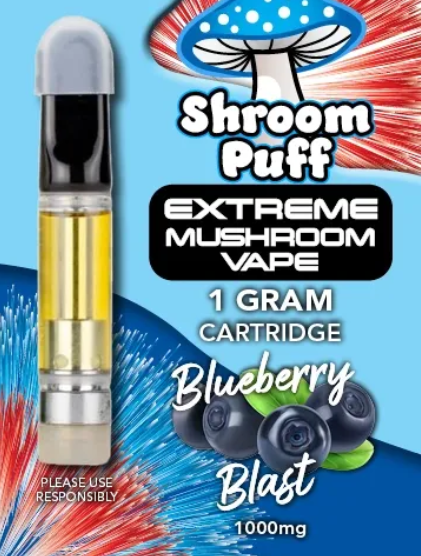 Shroom Puff Extreme Mushroom Vape Cartridge 1G Big D CBD Shroom Puff Extreme Mushroom Vape Cartridge 1G Big D CBD