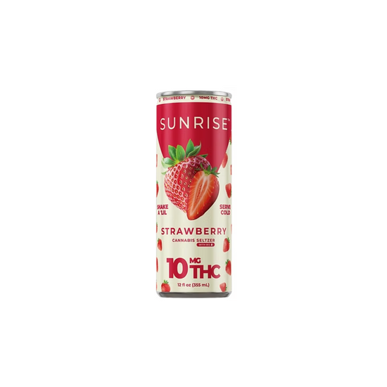 SUNRISE THC Seltzers | 10mg Hemp THC Drinks | 4 Pack