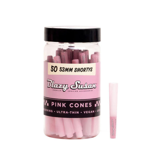 Blazy Susan Ultra Thin Shortys Cones 53mm 50ct Jar