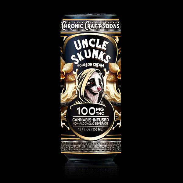 Uncle Skunks Chronic Craft Sodas | 100MG THC 12FL.