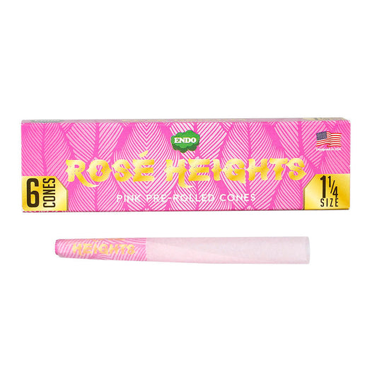 Endo Rose Heights Pink Pre Rolled Cones 24pk Box Display
