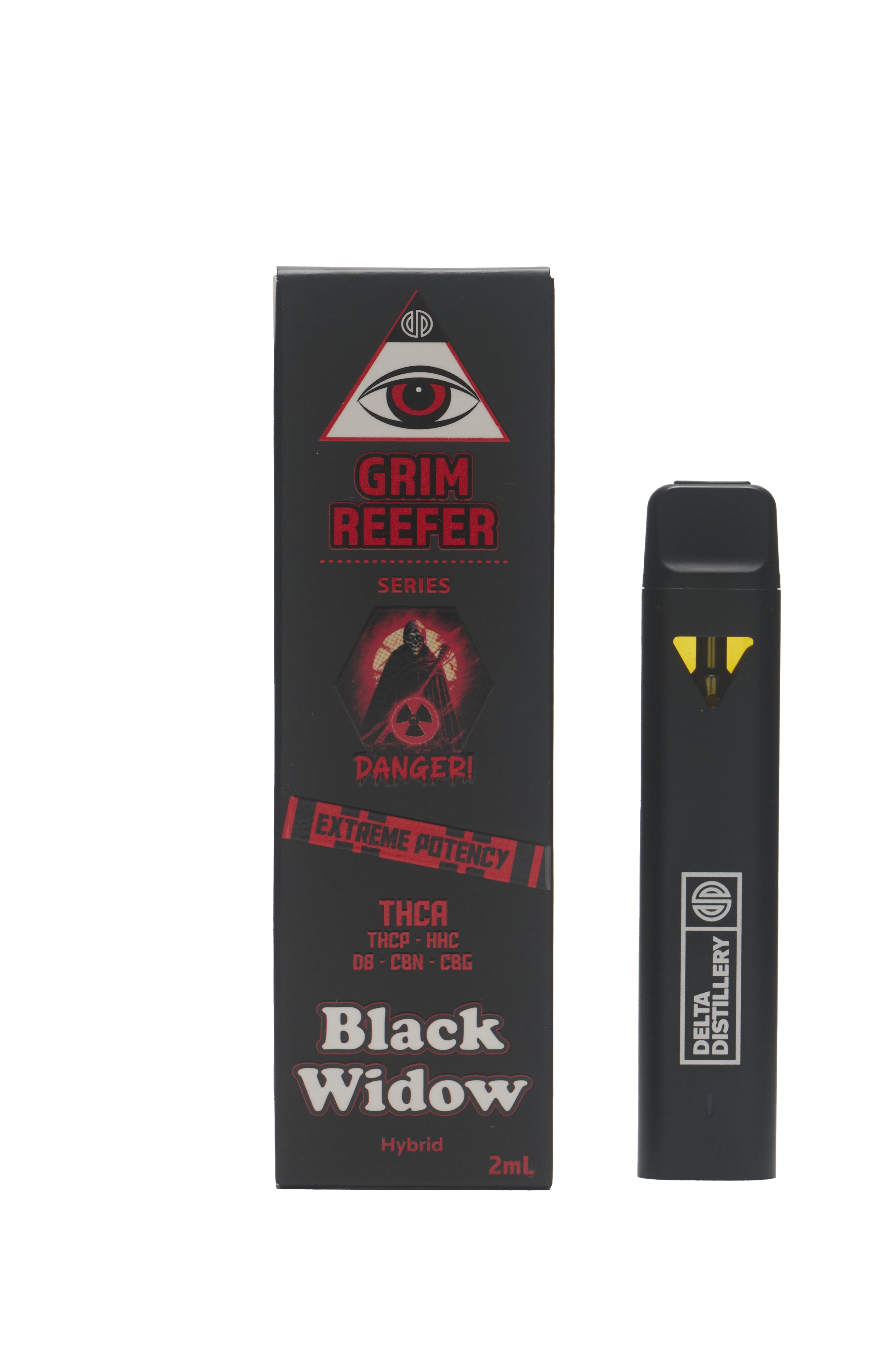 Delta Distillery Grim Reefer Series 2ml THC-A Disposable Vape Wholesale