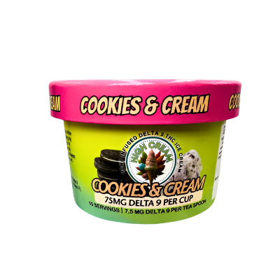 High Cream Delta 9 THC Gelato Ice Cream Flavor List