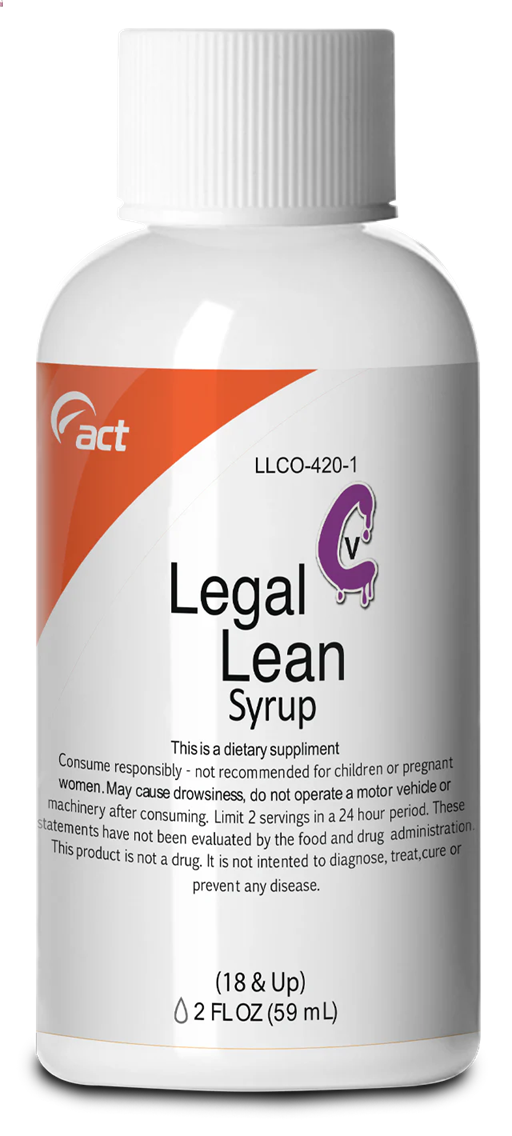 Legal Lean Relaxation Syrup 2oz Herbal Mood Support Supplement