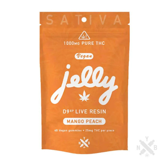 NYB Jelly D9XP Live Resin Gummies 1000mg 40ct Vegan