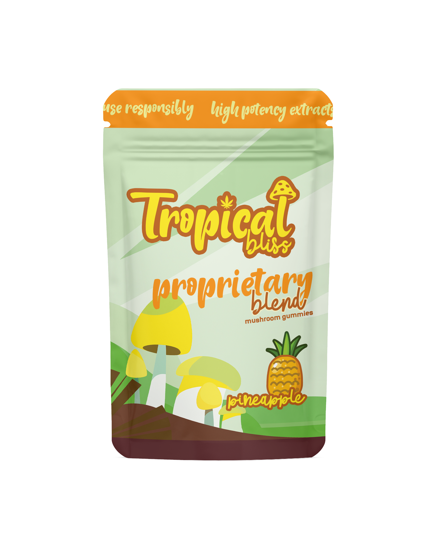 Tropical Bliss Proprietary Blend Mushroom Gummies Near Me
