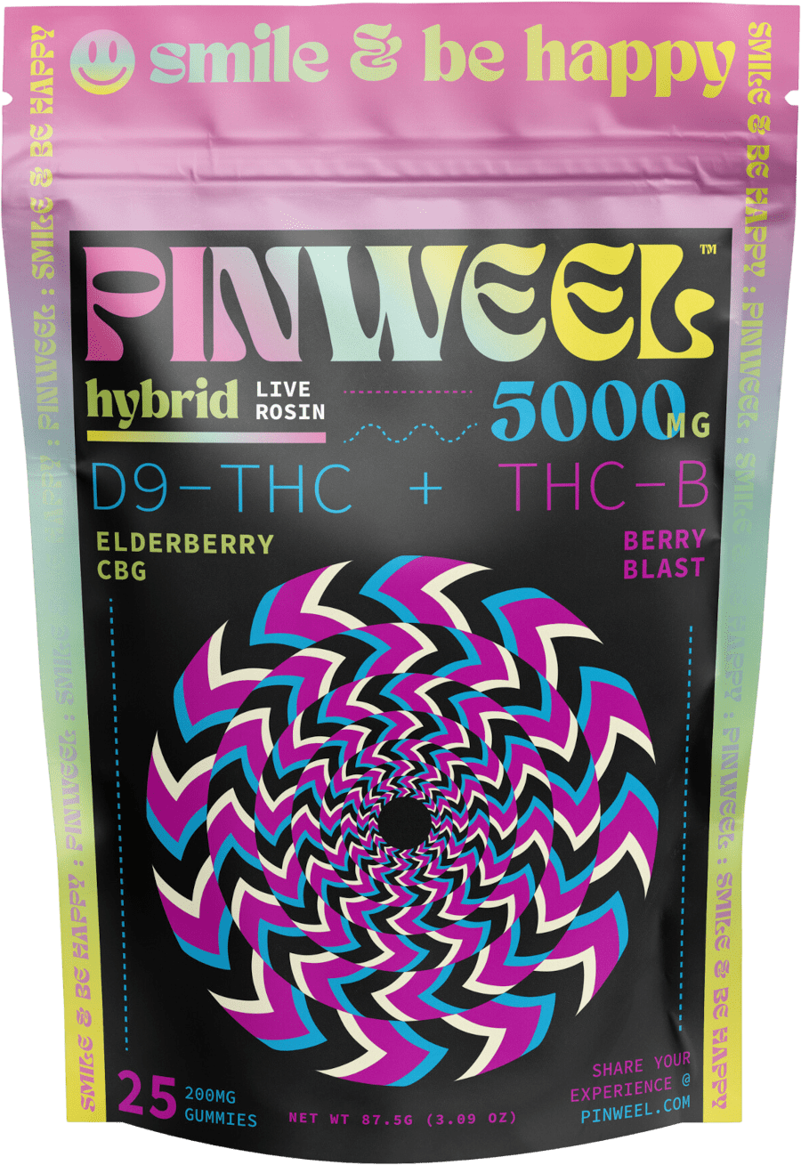 Pinweel 5000mg Gummy Blends 25 pack