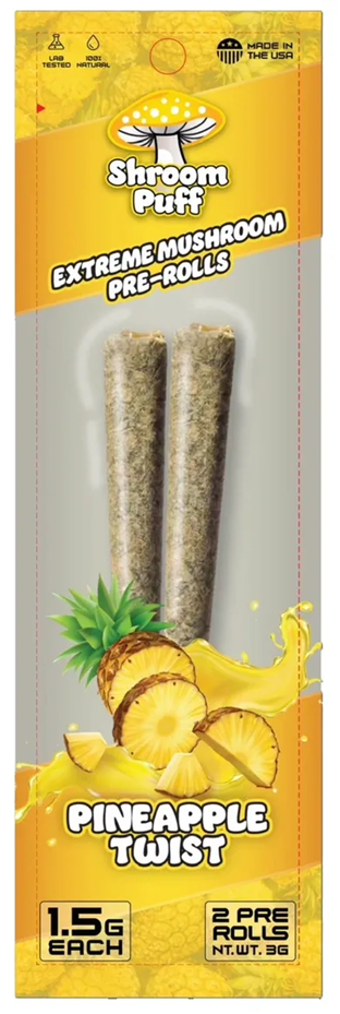 Shroom Puff Extreme Mushroom Pre-Rolls 2 Pack Flavor List