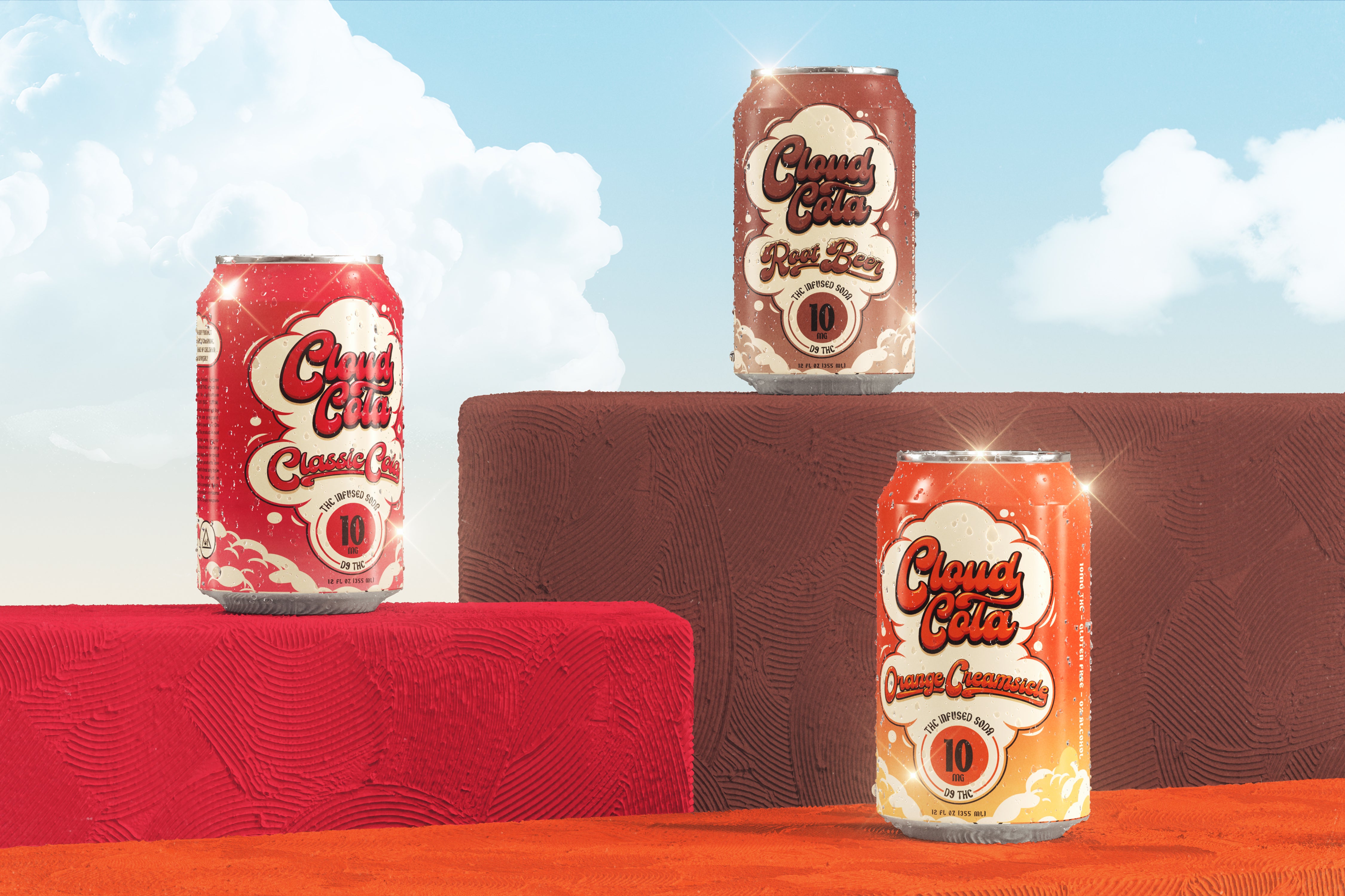 Cloud Cola THC Infused Soda 10mg Delta 9
