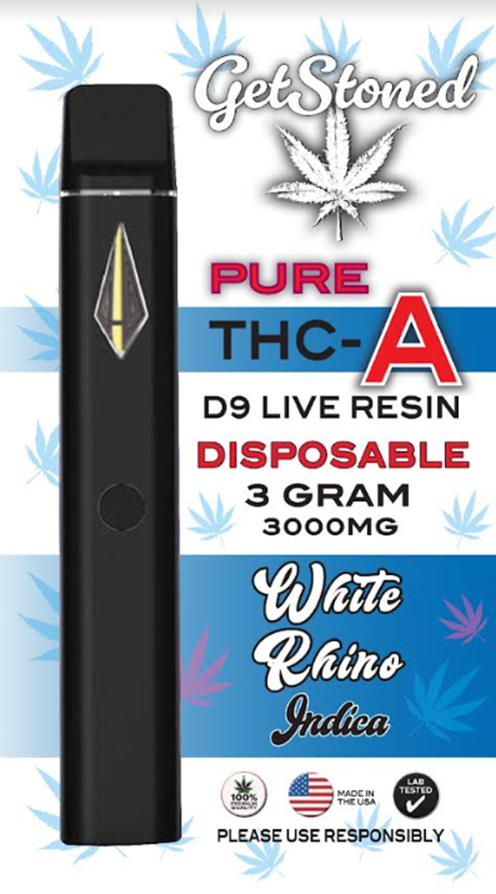 new white rhino Indica 3G disposable