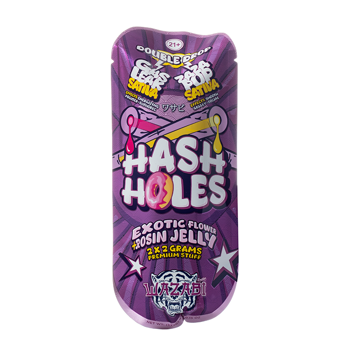 Wazabi Exotics - Hash Hole Double Drop Pre Rolls (2g x 2 Pre-Rolls) - MK Distro