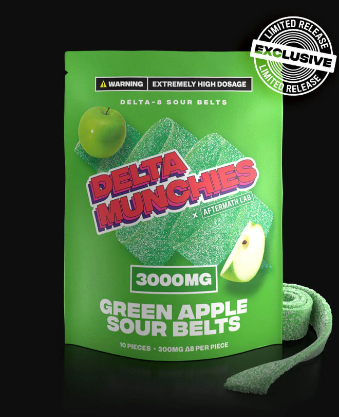 Delta Munchies Sour Belts Ingredients