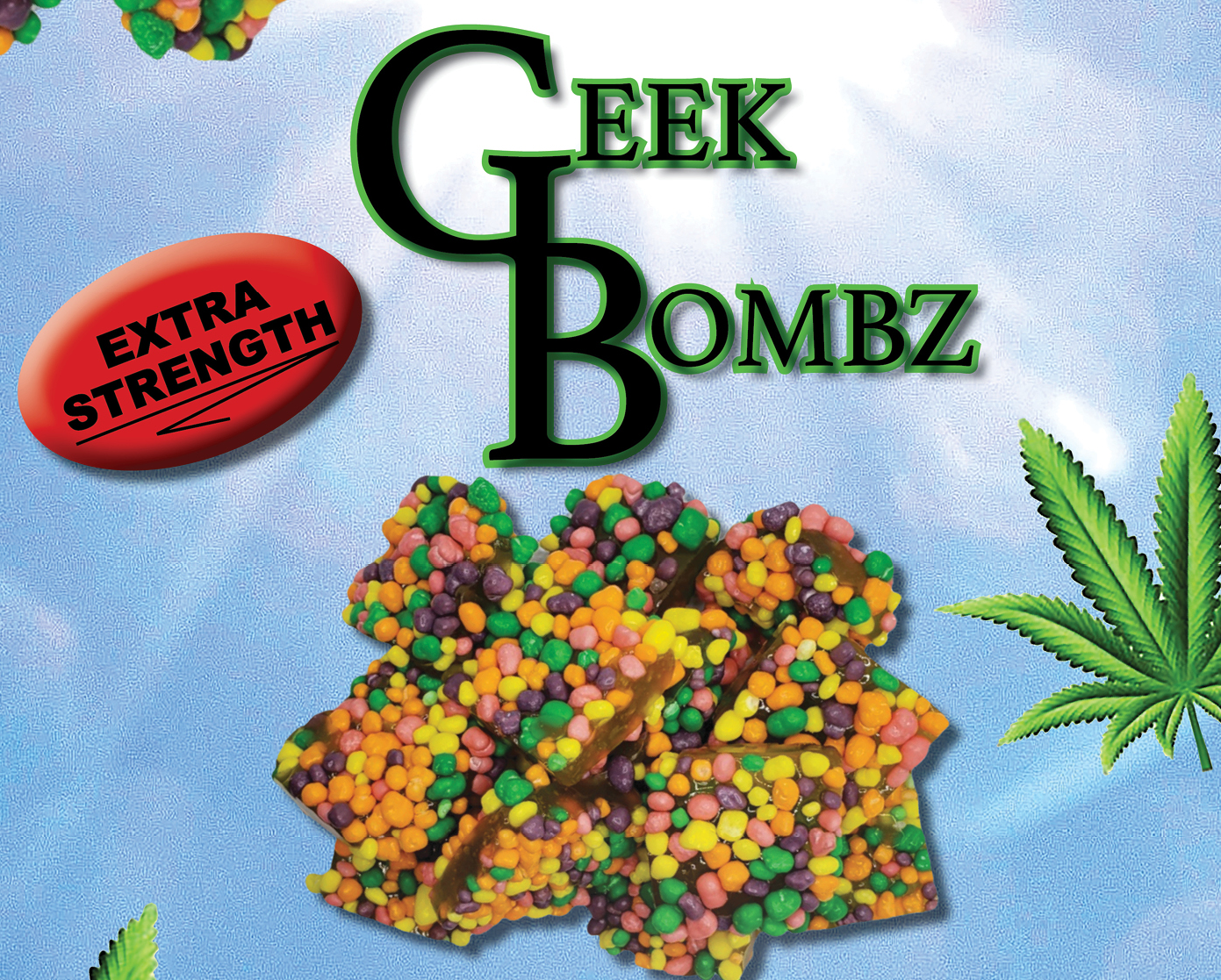 NTAL GEEK BOMBZ NERDS GUMMIES 500MG