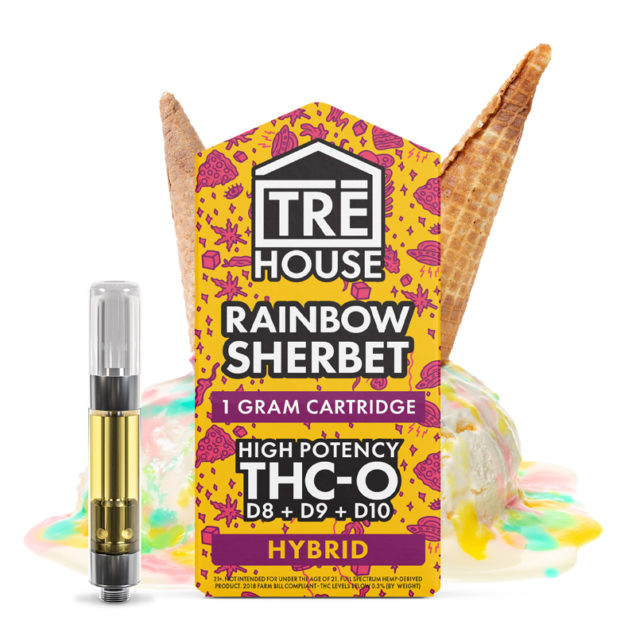 Tre House Hybrid High potency disposable cart