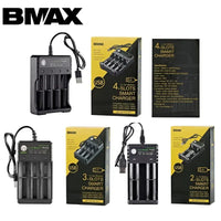 BMAX Li-Ion Battery Charger 18650 20700 26650 USB