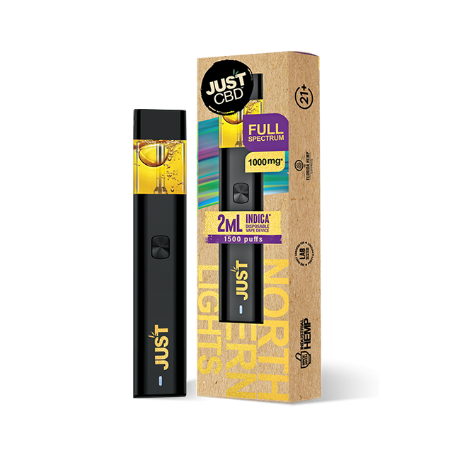 Just CBD Full Spectrum CBD Disposable Vape 1000mg 2mL Vape Pen Big D CBD Just CBD Full Spectrum CBD Disposable Vape 1000mg 2mL Vape Pen Big D CBD