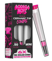 Bodega Boyz Mini Ceramic Tip Cones 10pk Display 6 Cones Per Pk
