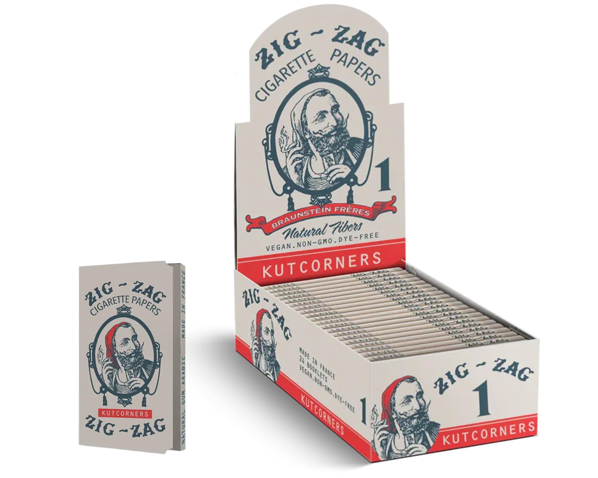 Zig Zag Original Rolling Papers 24pk Display 32 Leaves Per Booklet