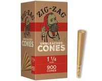 Zig Zag 1 1/4" Bulk Cones 900 Count Pre Rolled Cones