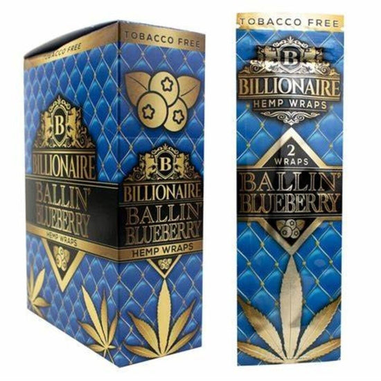 Billionaire Hemp Wraps 25pk Display (2 Wraps Per Pk)