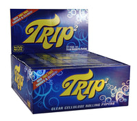 Trip2 Clear Rolling Papers 24pk Box Display Tree Free Rolling Papers