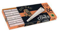 Zig Zag Ultra Thin 1 1/4" Pre Rolled Cones 12pk Display