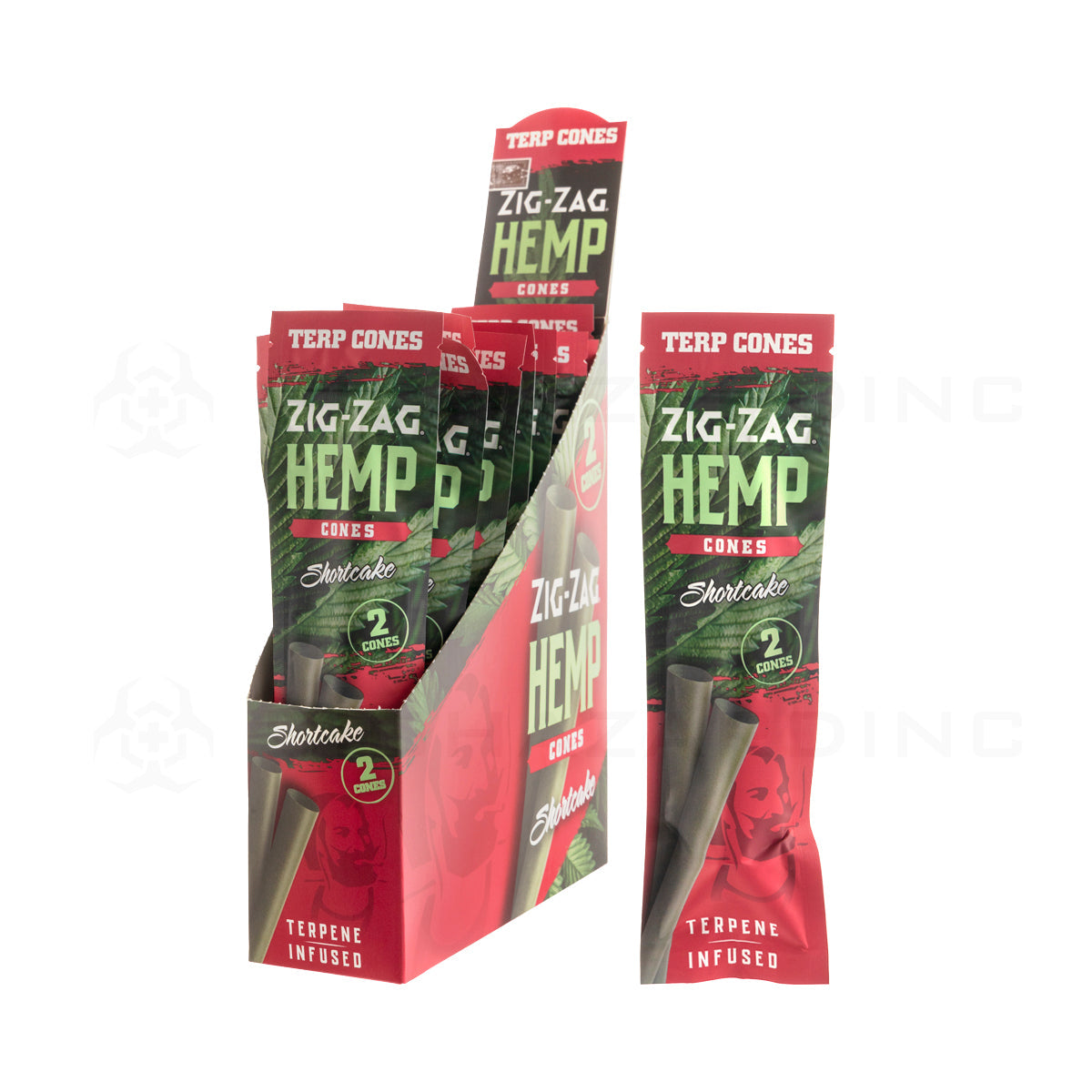 Zig Zag Terpene Infused Hemp Cones 15pk Display Pre Rolled Cones