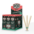 Pop Unbleached King Size Pre Rolled Cones 24pk Display 3 Cones Per Pk