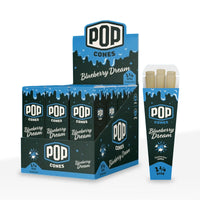 Pop Ultra Thin 1 1/4" Pre Rolled Cones 24pk Display 6 Cones Per Pk