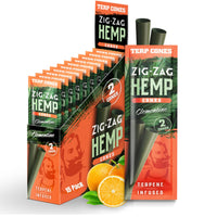 Zig Zag Terpene Infused Hemp Cones 15pk Display Pre Rolled Cones