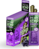 Zig Zag Hemp Wraps 25pk Display 2 Wraps Per Pk