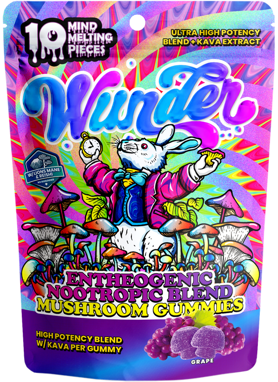 Wunder Ultra High Potency 12,000mg Mushroom Gummies