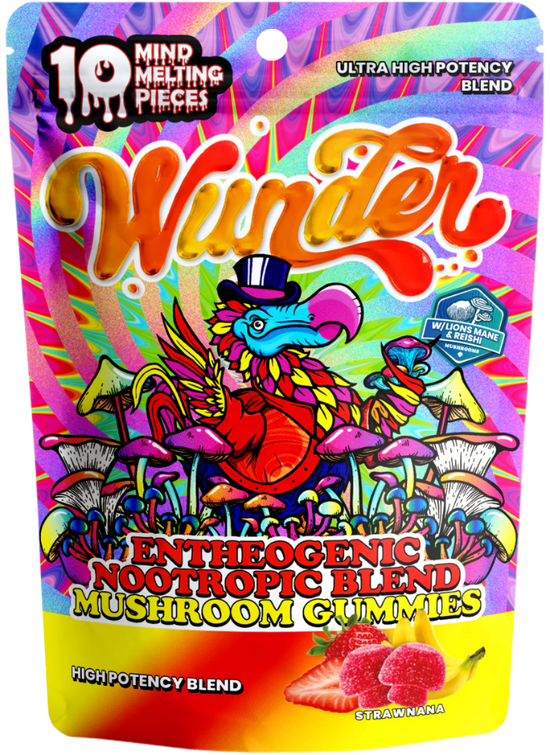 Wunder Ultra High Potency 12,000mg Mushroom Gummies